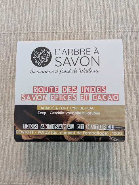 Savon épices et cacao