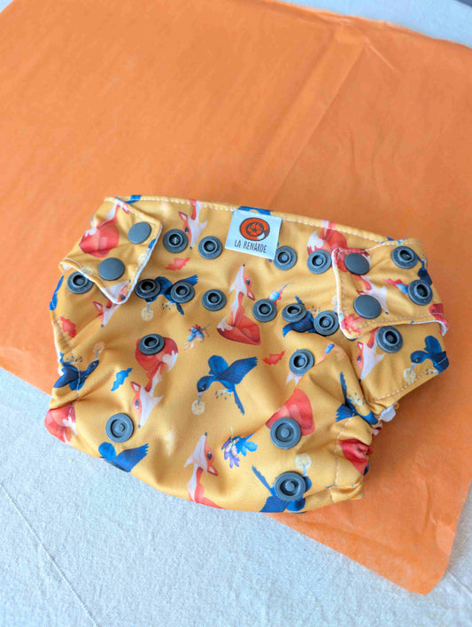 Couche lavable -  Corbeau et Renard - Tout en 1