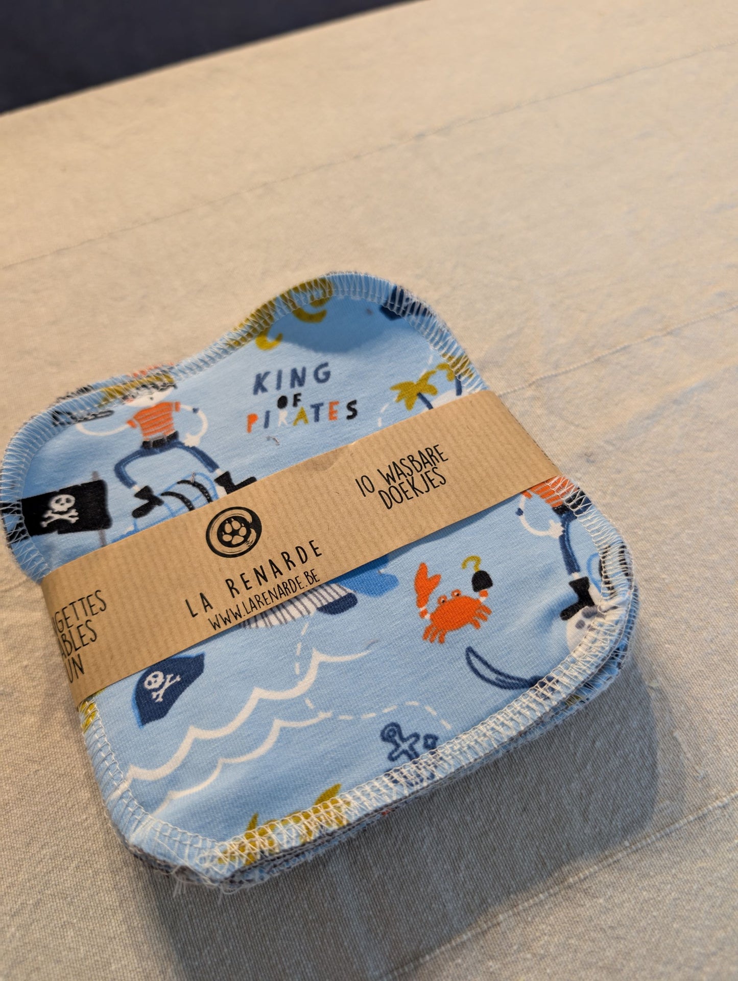 Débarbouillettes Pirates