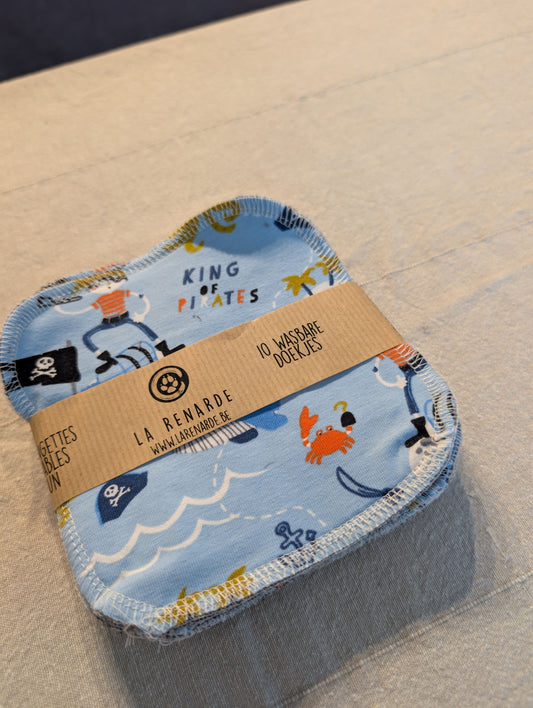 Débarbouillettes Pirates