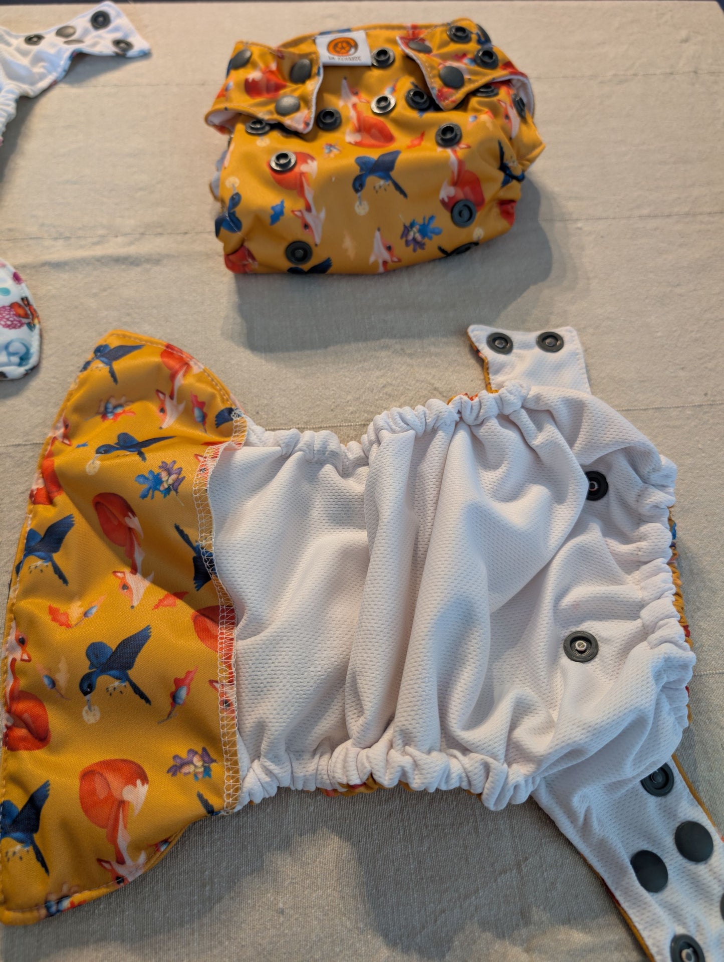 Couche lavable -  Renard (Tout en 2)